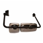 ESPEJO PARA PUERTA, FREIGHTLINER M2, CROMADO, DERECHO CON SOPORTE, SIN CALEFACCIÓN = A22-59615-007, WA18-8160, 563.46003C