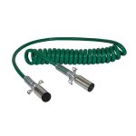 CABLE 7 VIAS PARA ABS (VERDE) 15 PIES ESPIRAL Y 48" RECTO = BE27072